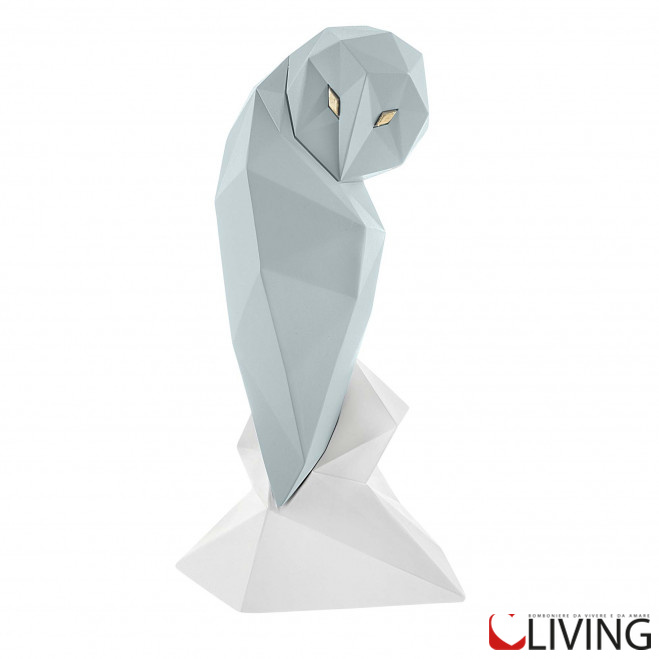 Bomboniera gufo linea Modern in marmorino Bongelli - immagine 2