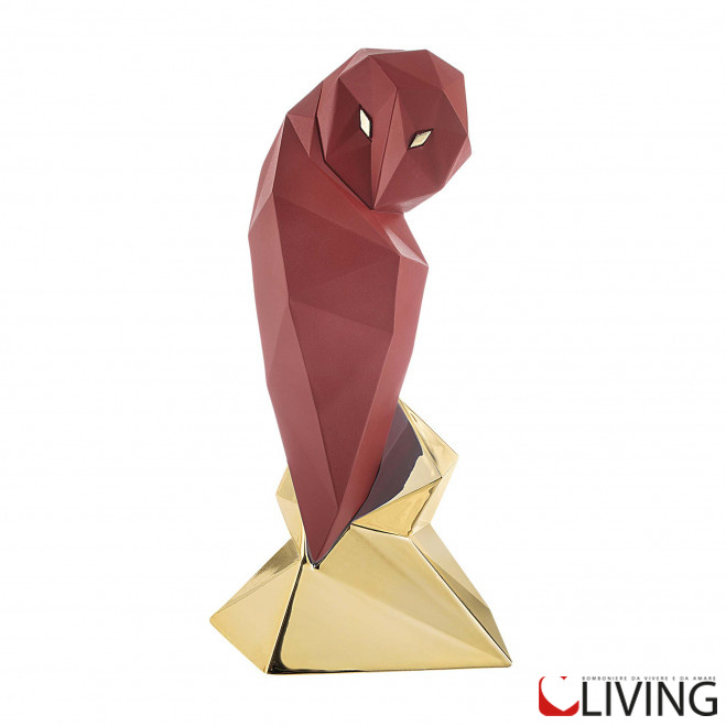 Bomboniera gufo linea Modern in marmorino Bongelli