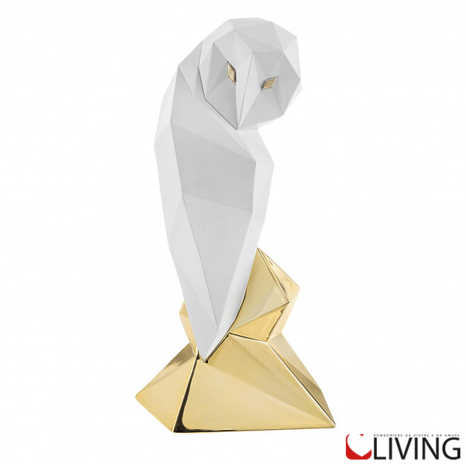 Bomboniera gufo linea Modern in marmorino Bongelli - immagine 3