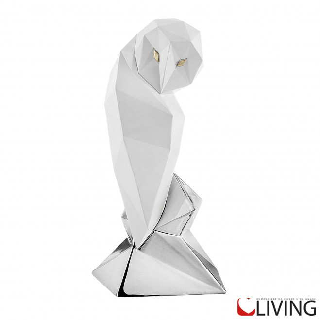 Bomboniera gufo linea Modern in marmorino Bongelli - immagine 5