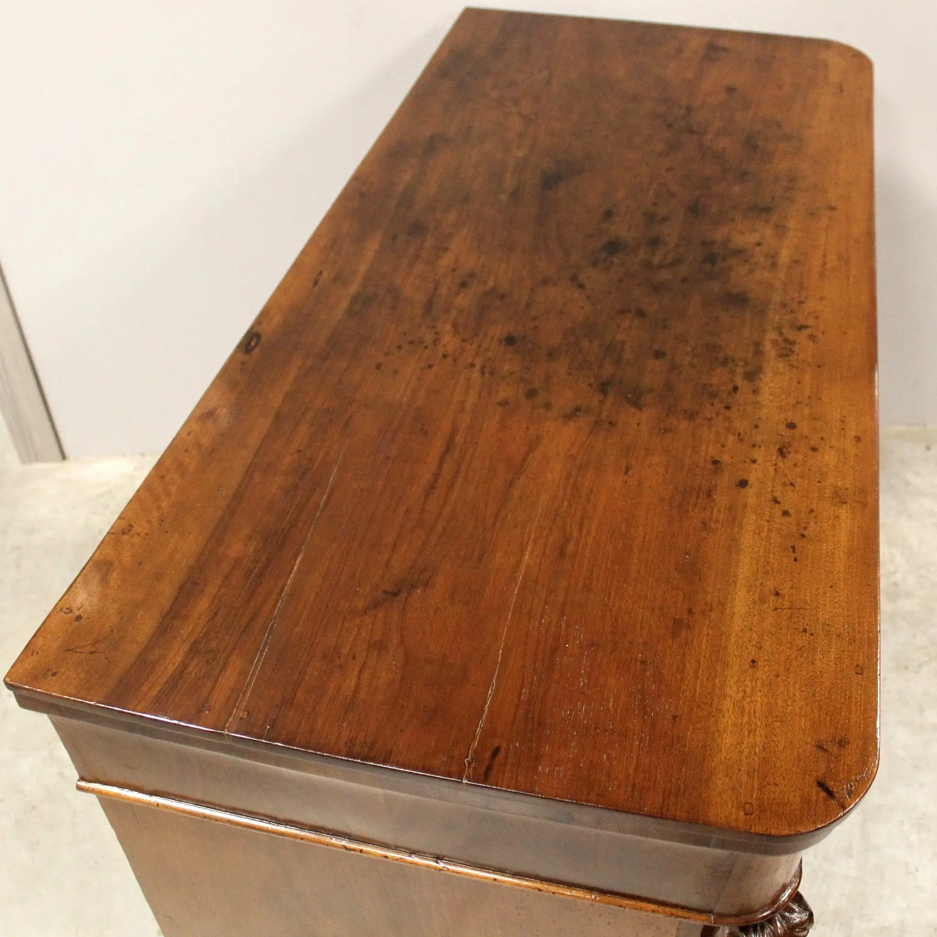 Antico cassettone comò cappuccino Luigi Filippo in noce Italia 19°secolo - immagine 6