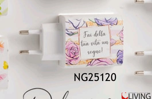 Bomboniera caricabatterie Fai della tua vita un sogno