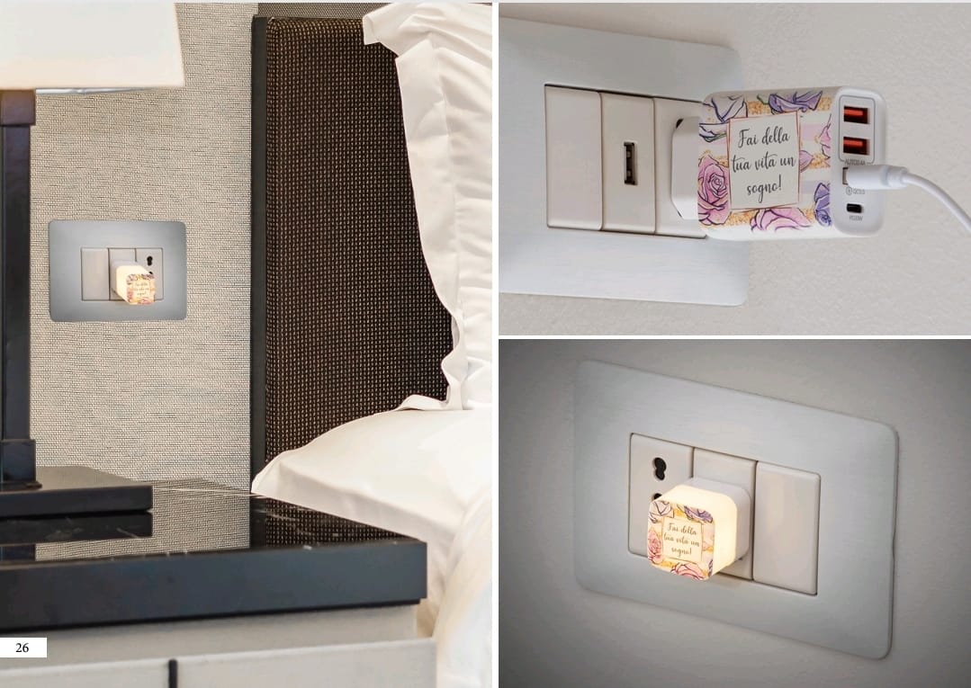 Bomboniera caricabatterie Angelo dell’ amore - immagine 3