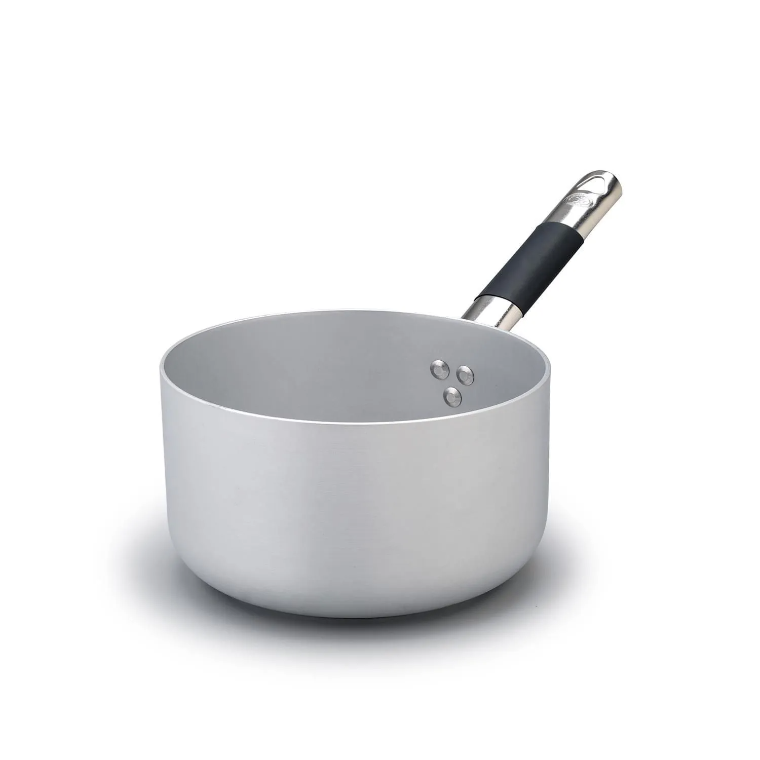 Casseruola alta alluminio un manico cool con fondo induzione cm.16