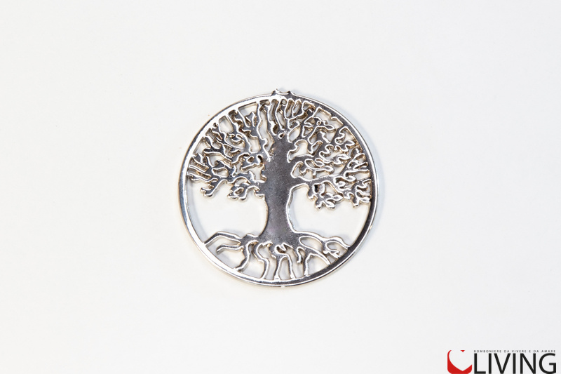 Bomboniera charm albero della vita con radici