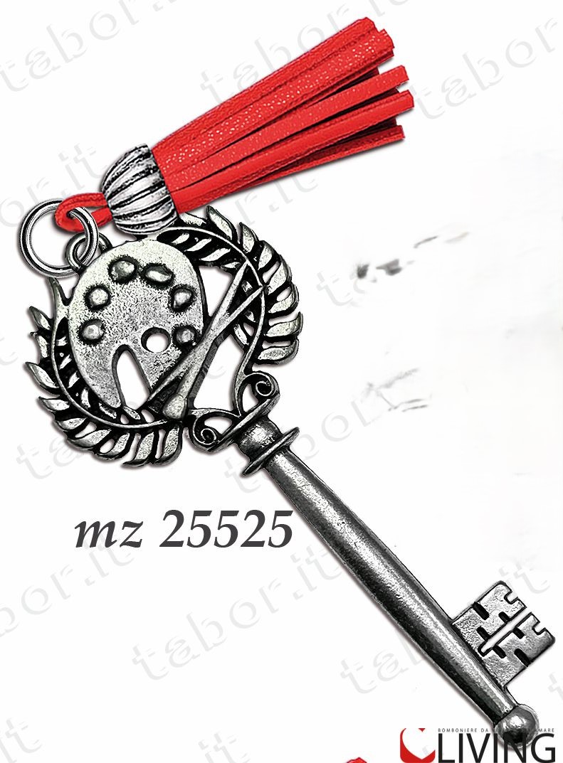 Bomboniera chiave laurea in arte