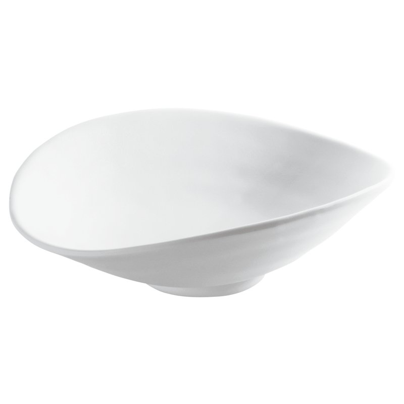 Ciotola ovale thara melamina bianca cm.17,5×15,5