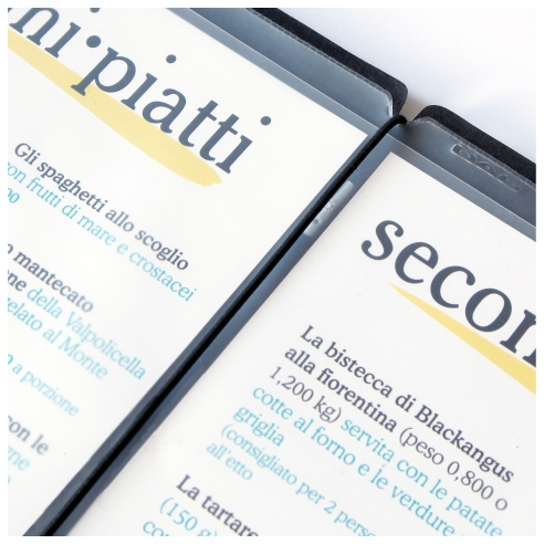 Confezione 10 buste ricambio a5 opache