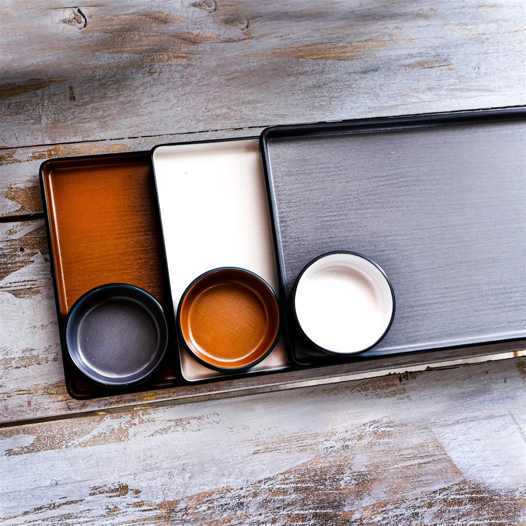 Coppetta melamina bicolor grey cm.7,5 - immagine 2