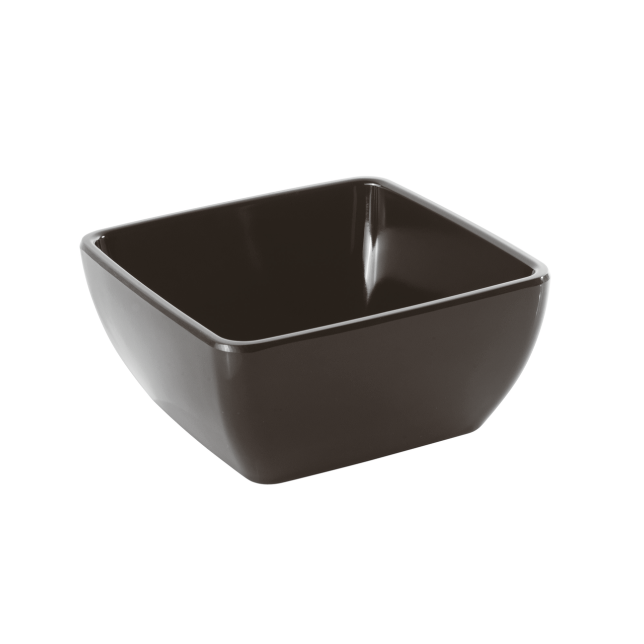 Coppetta melamina quadra nera easy black&white cm.9x9x4