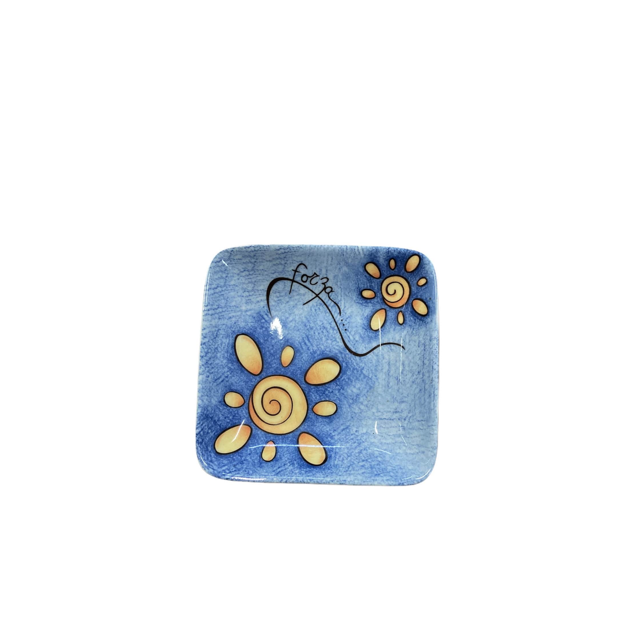 Egan Piattino Porta Biscotti Merenda Break in ceramica