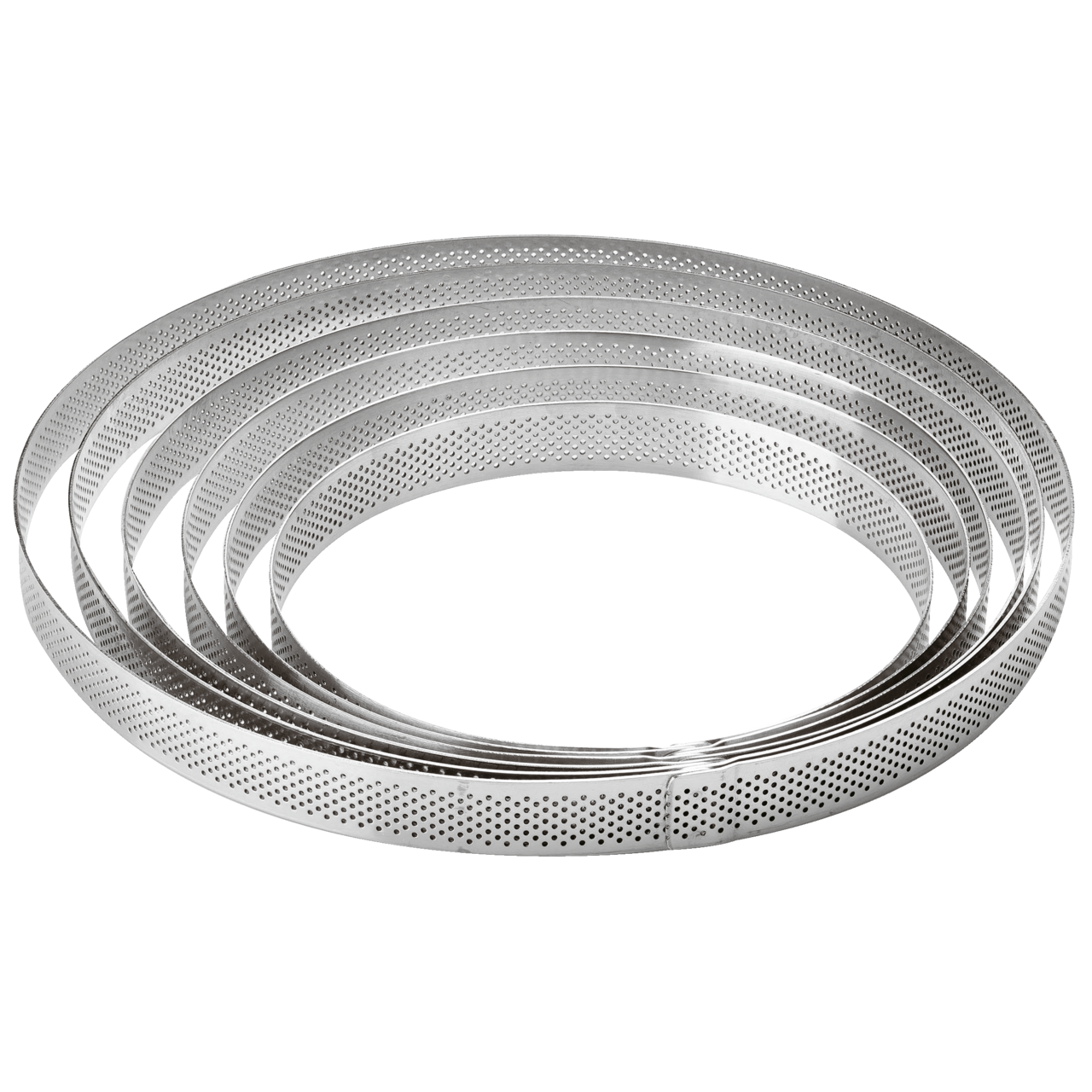 Fascia microforata inox cm.11x2h