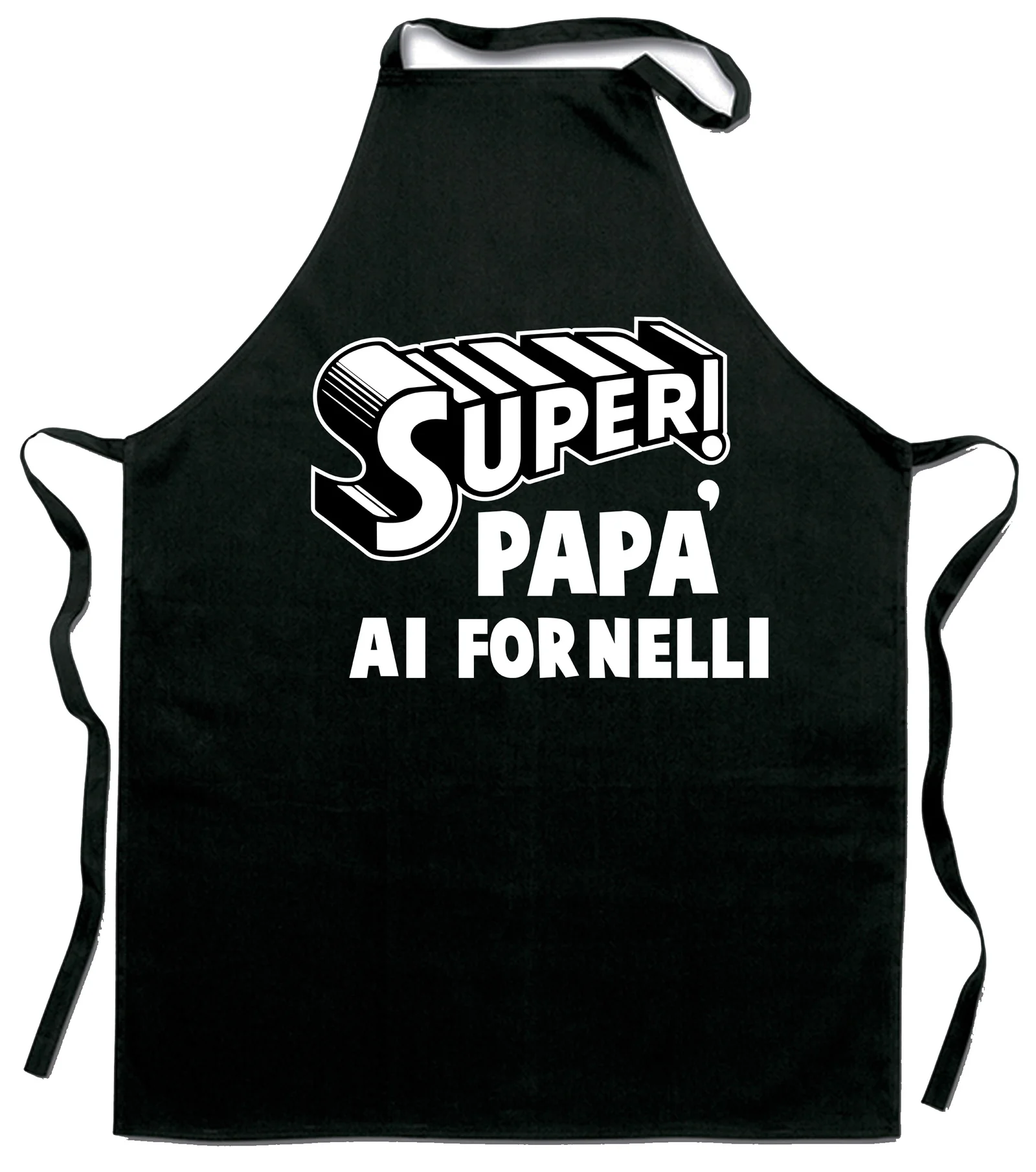 Grembiule da cucina divertenti Super Papà ai fornelli – idea regalo