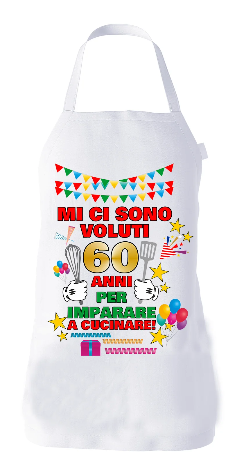 Grembiule Compleanno 60 anni divertente cucina barbecue Mi ci sono voluti 60 anni per cucinare così bene
