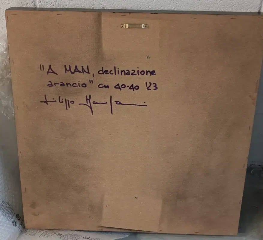 Olio su tela” A Man” di Filippo Manfroni al confine con l’iperrealismo - immagine 4