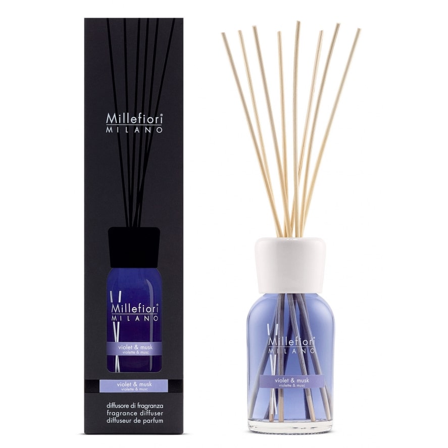 Millefiori Milano – Set diffusore a bastoncini stick da 100 ml e 1 spray per ambiente 8 fragranze disponibili - immagine 7