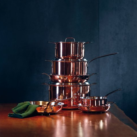 Padella un manico series 15600 rame 3-ply cm.28 - immagine 2