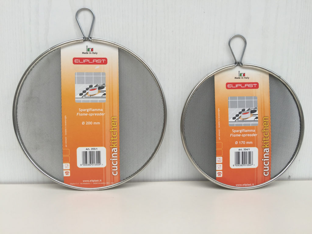 Eliplast retina spargifiamma acciaio con anello da appendere - immagine 6