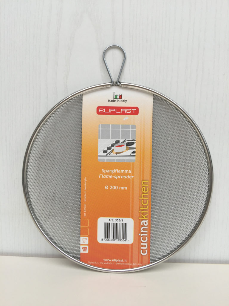 Eliplast retina spargifiamma acciaio con anello da appendere - immagine 5