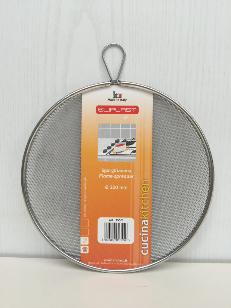 Eliplast retina spargifiamma acciaio con anello da appendere - immagine 4