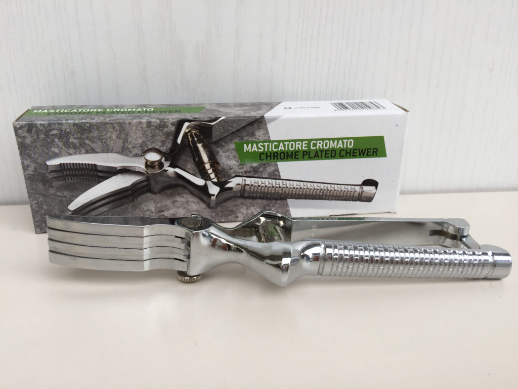 Masticatore Lama Curva Acciaio Cromato Made In Italy - immagine 4