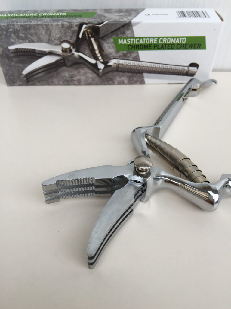 Masticatore Lama Curva Acciaio Cromato Made In Italy - immagine 2