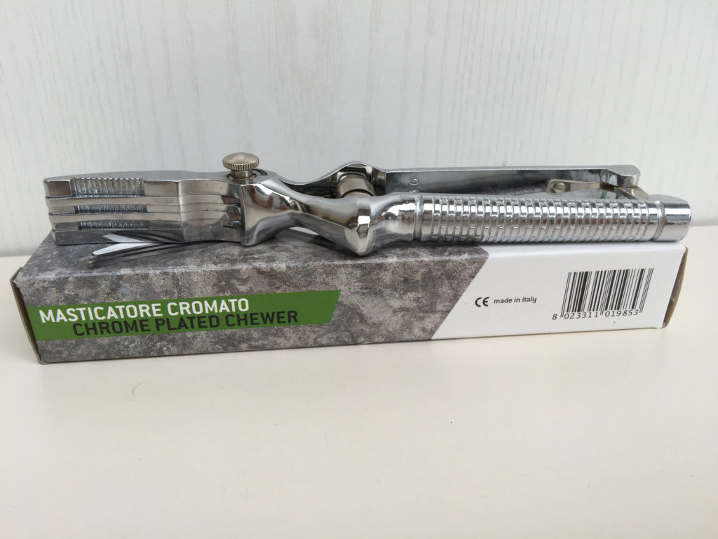Masticatore Lama Curva Acciaio Cromato Made In Italy - immagine 3