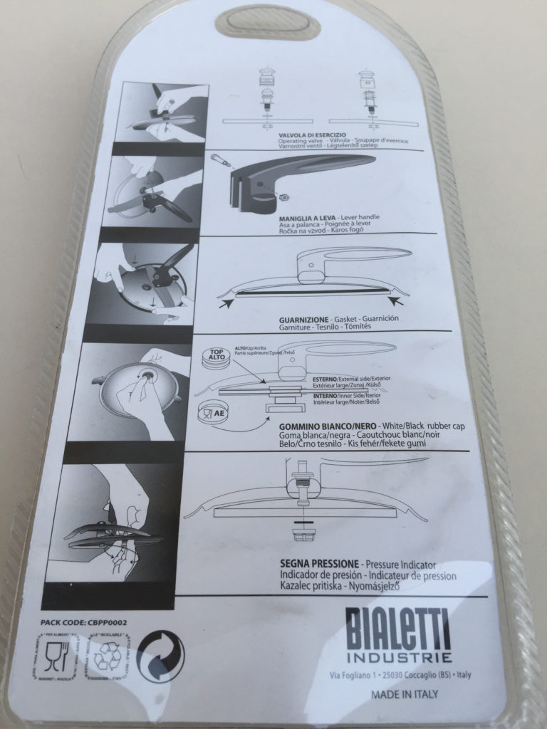 Bialetti Guarnizione Pentola A Pressione Aeternum Ricambi Originali 2PZ. - immagine 4