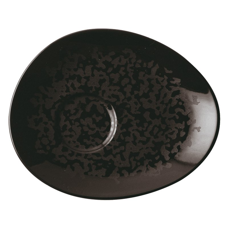 Piattino organico per tazza caffe’ eclipse night cm.13,5×11