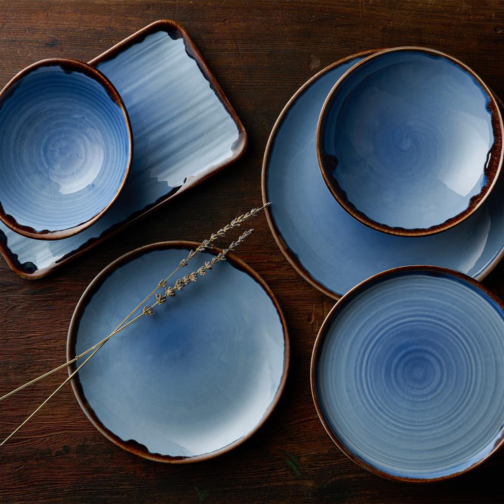 Piatto fondo bowl coupe harvest indigo cm.24,8 - immagine 3