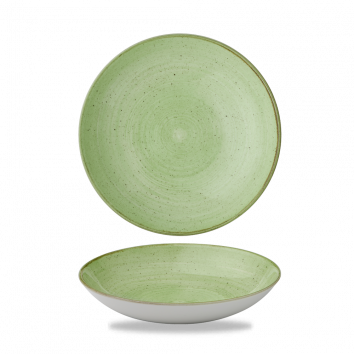 Piatto fondo bowl coupe stonecast sage green cm.18,2