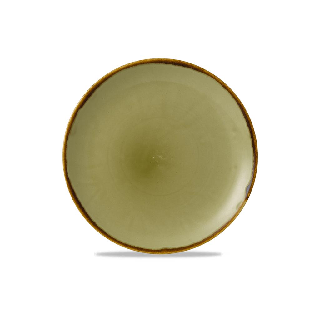Piatto piano coupe harvest green cm.21,7