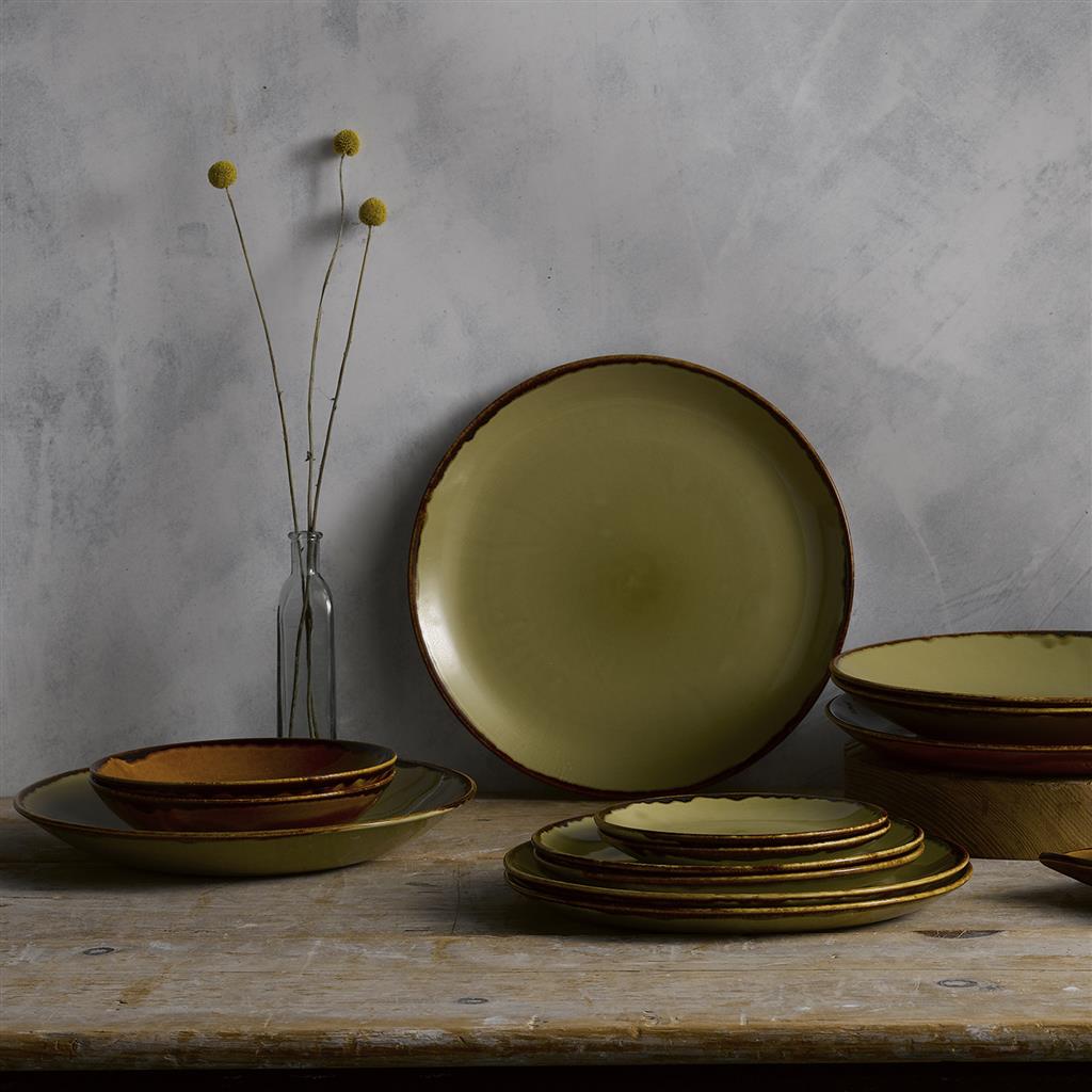 Piatto piano coupe harvest green cm.21,7 - immagine 2