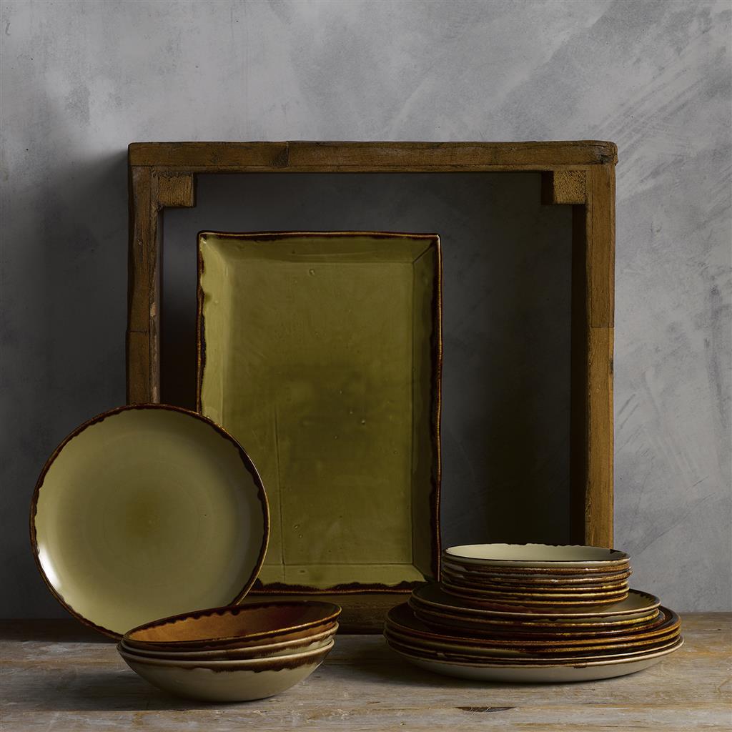 Piatto piano coupe harvest green cm.21,7 - immagine 3