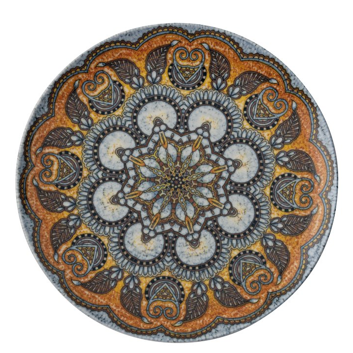 Piatto piano mandala cm.27,5