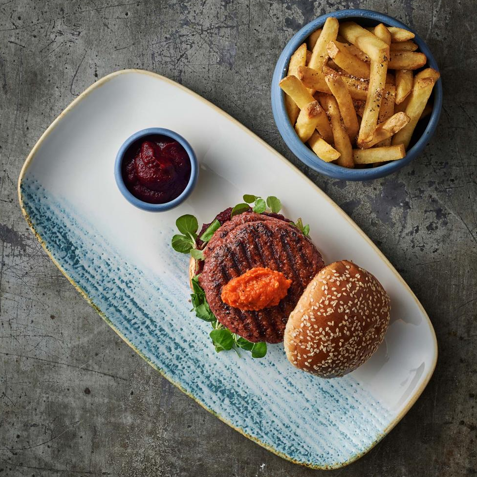 Piatto rettangolare oblong chef homespun accents aquamarine cm.29,8×15,3 - immagine 2