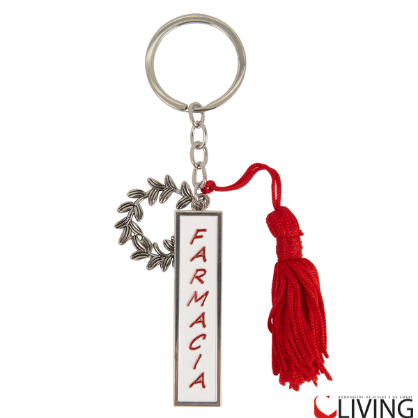 Bomboniera portachiavi laurea in farmacia