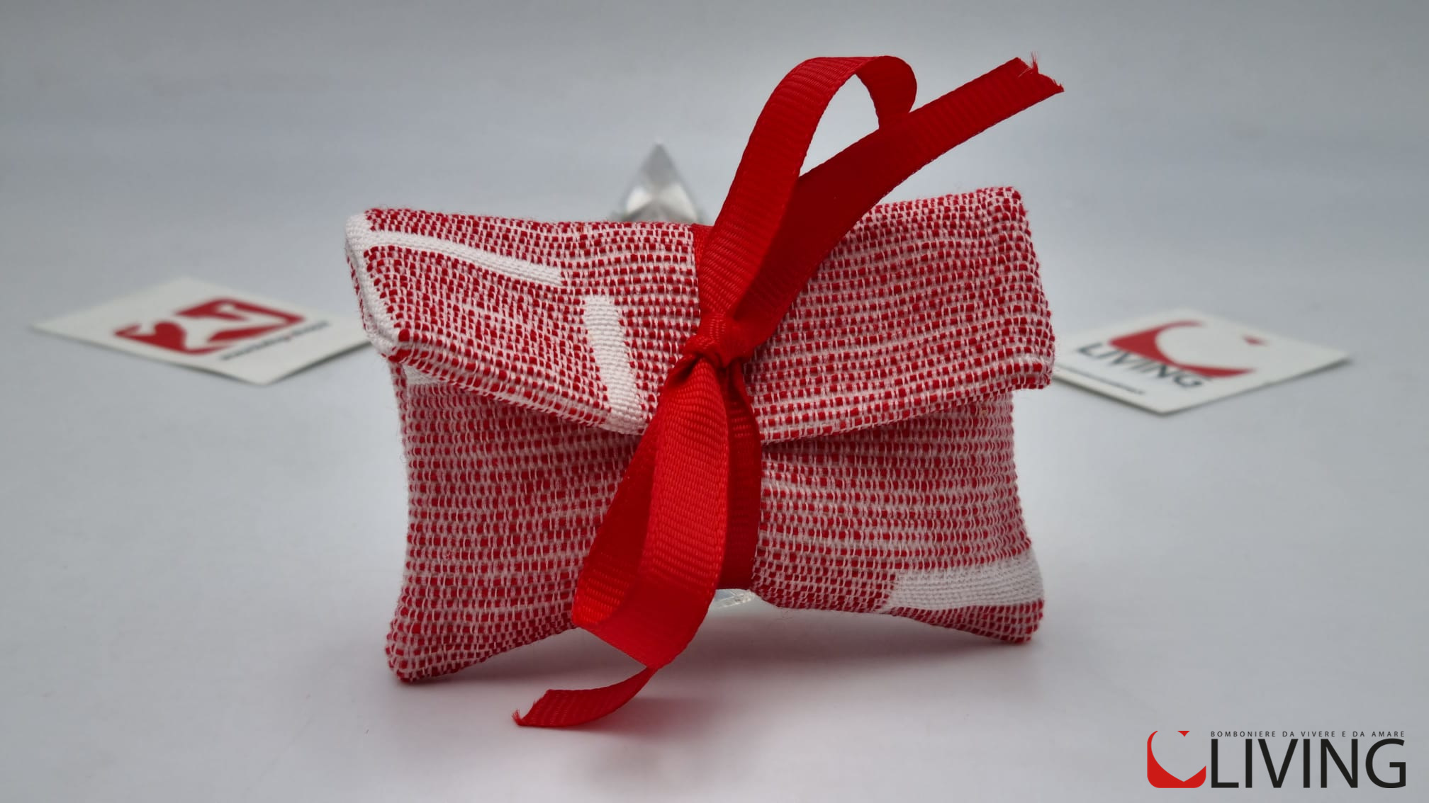 Sacchetto busta mini rossa linea “Red Edge” - immagine 2