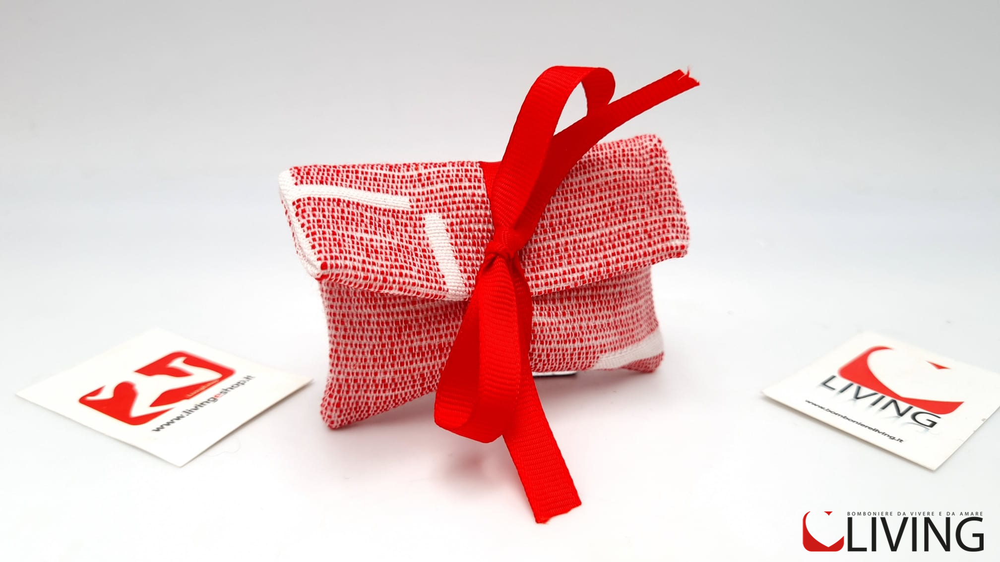 Sacchetto busta mini rossa linea “Red Edge”