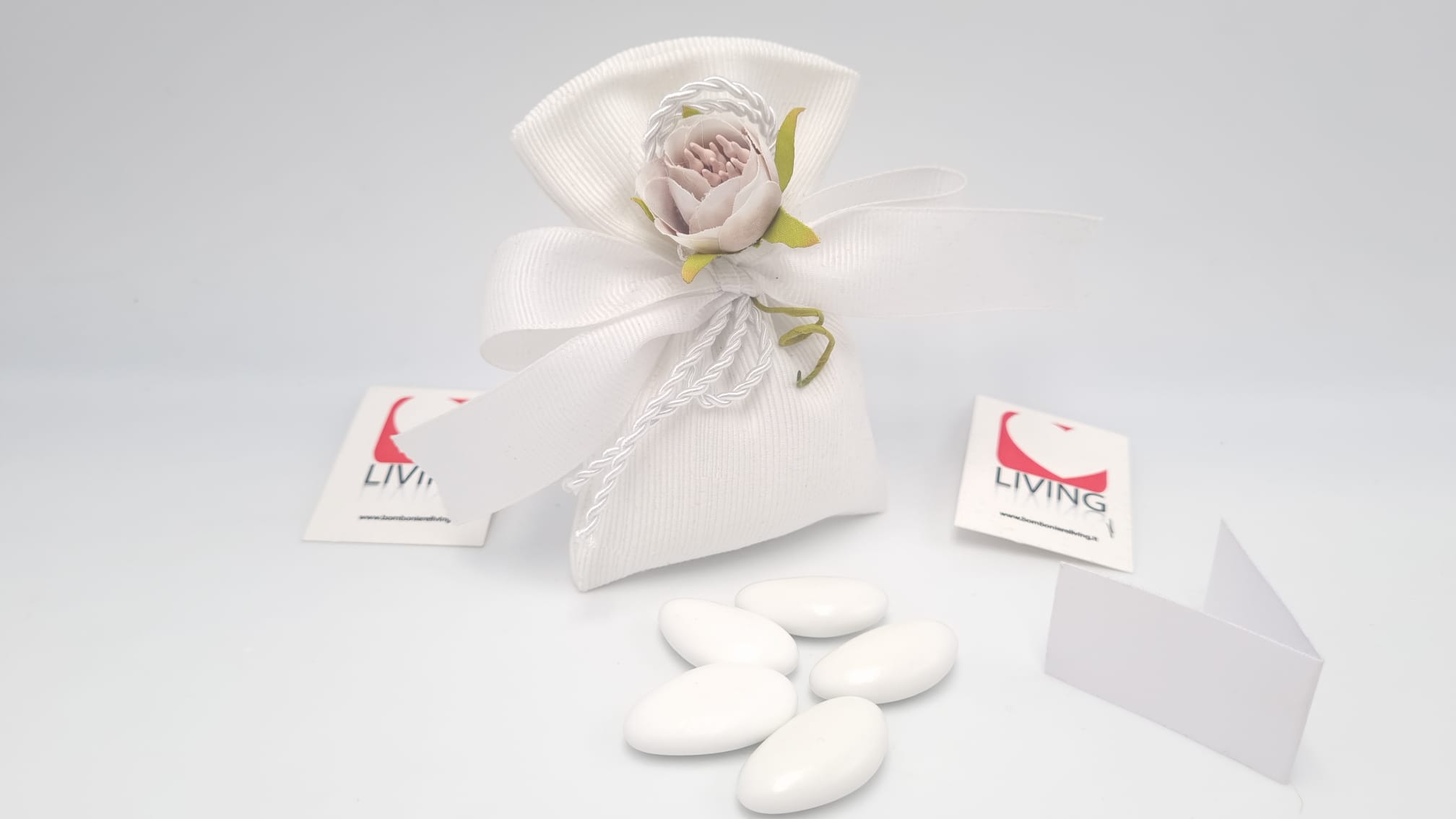 Sacchetto retto cannetè bianco