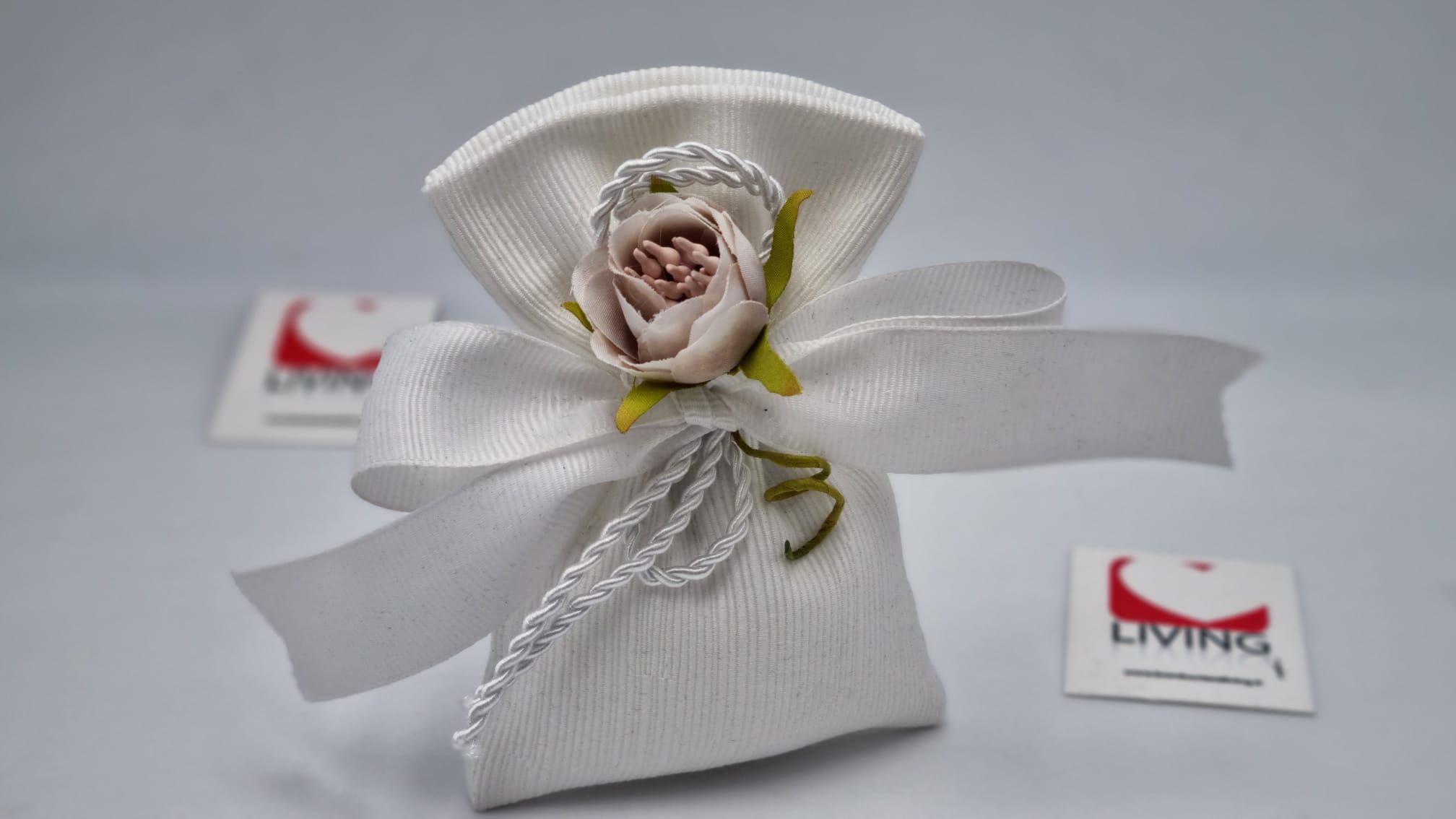 Sacchetto retto cannetè bianco - immagine 2