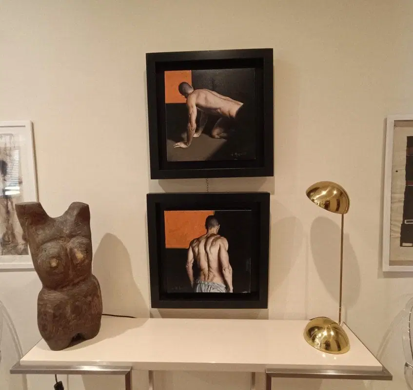 Olio su tela” A Man” di Filippo Manfroni al confine con l’iperrealismo - immagine 5