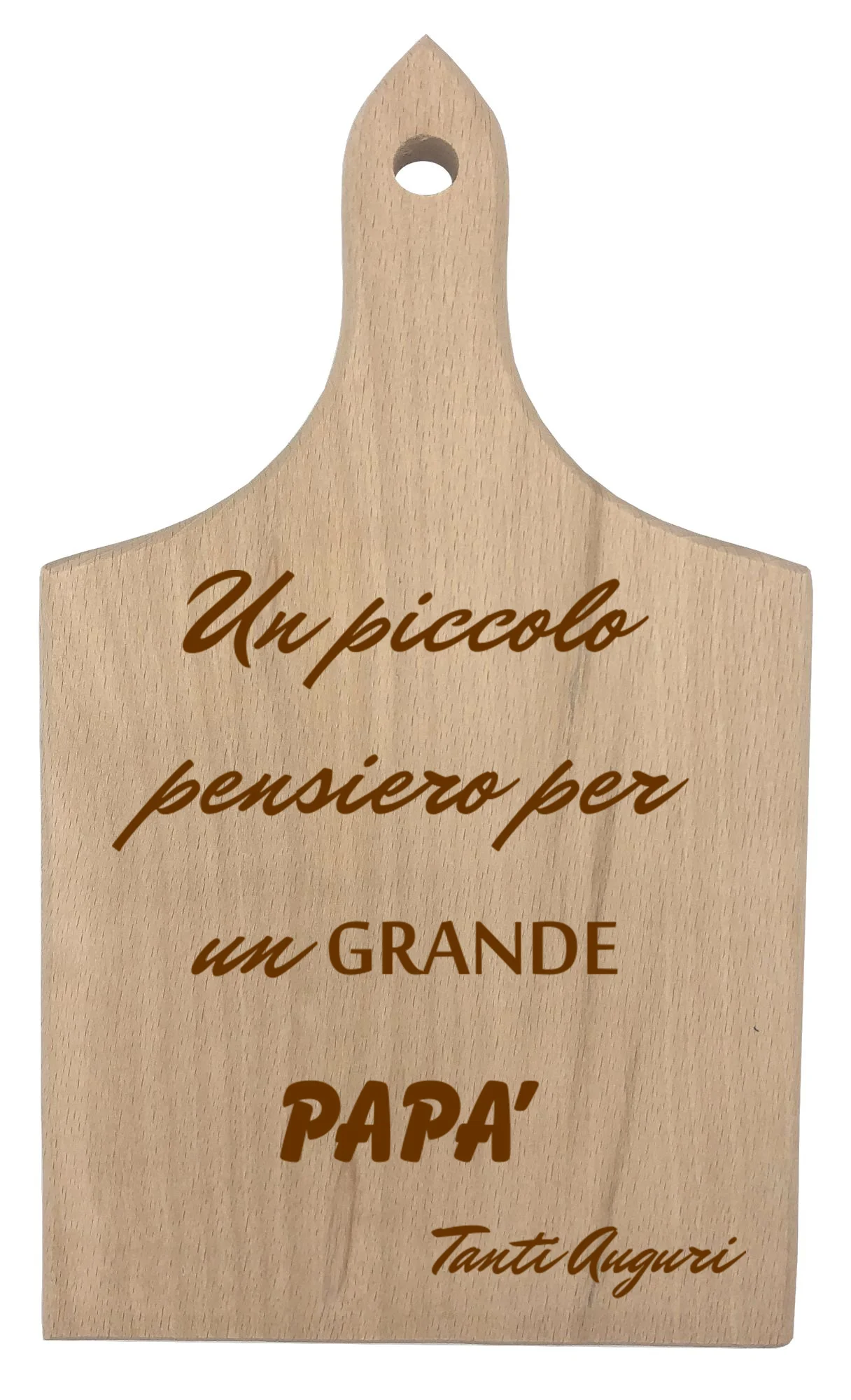 Tagliere da cucina Festa del papà Un piccolo pensiero per un grande papà – idea regalo compleanno papà