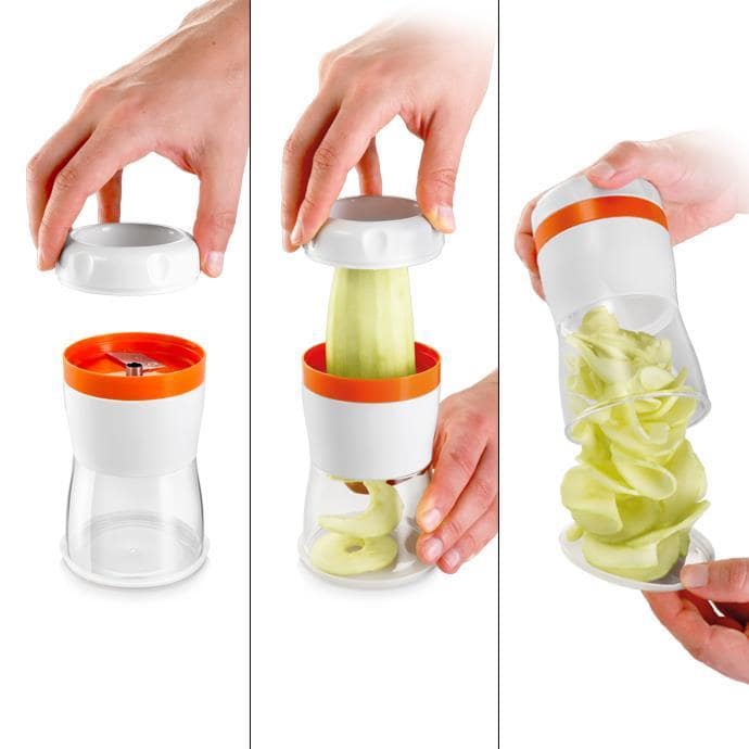 Tescoma Handy Spiralizzatore mini con tre lame in acciaio inox - immagine 2