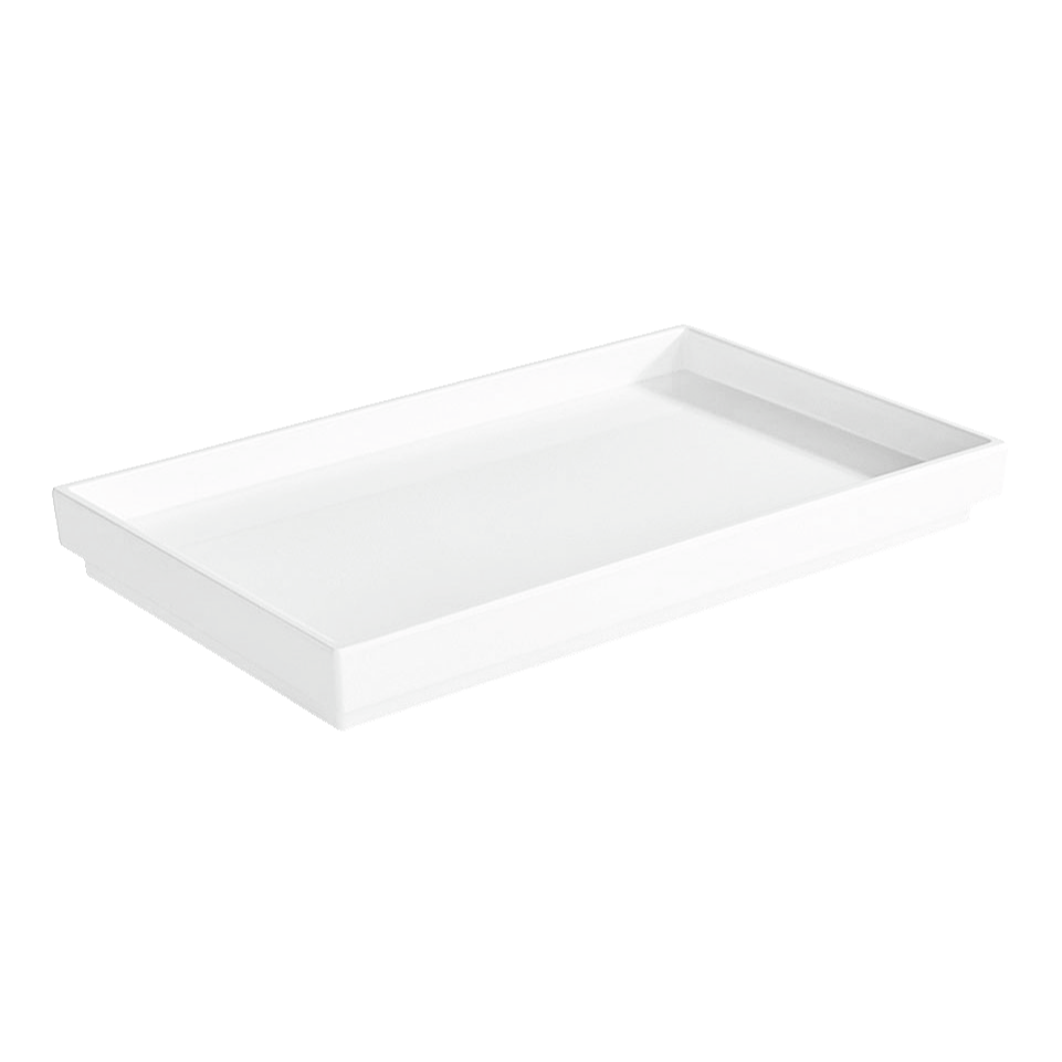 Vassoio melamina walled gn 1/4