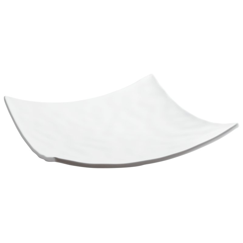 Vassoio quadrato thara melamina bianca cm.18,5