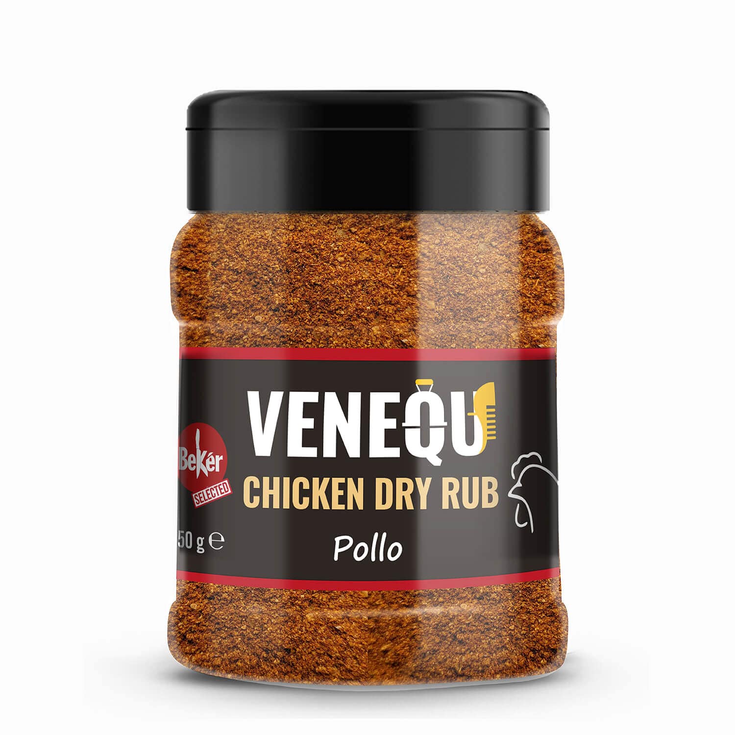 Venequ Chicken Dry Rub Pollo 150 gr per bbq e marinature a secco - immagine 4