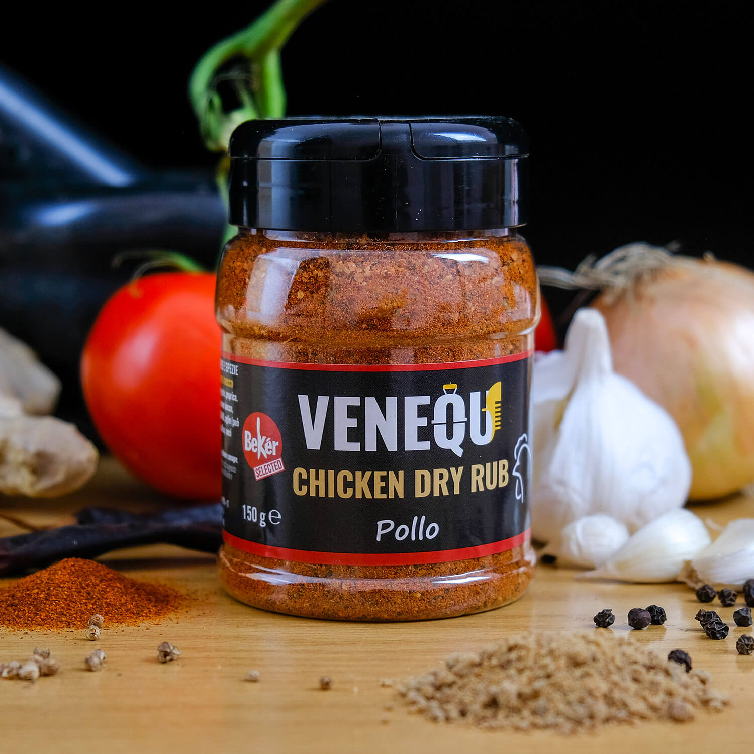 Venequ Chicken Dry Rub Pollo 150 gr per bbq e marinature a secco - immagine 2