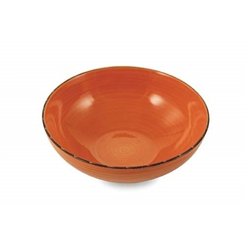 Villa d’Este Home Tivoli Set 2 Insalatiere Baita arancio in gres - immagine 3