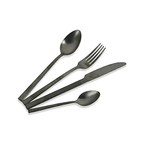 Villa d’Este Home Tivoli set posate 24 pezzi Lexington Nero Opaco - immagine 3